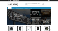 Desktop Screenshot of legeeksportif.com